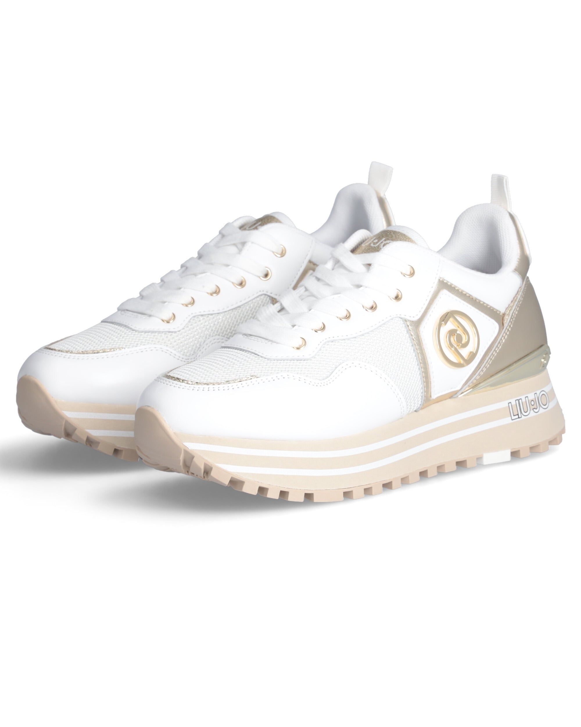 Liu Jo Sneakers Maxi Wonder 100 Pelle Bianco