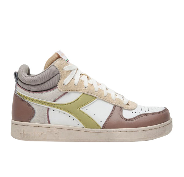 Diadora Sneakers Magic Basket Demi Icona WN Pelle Grigio