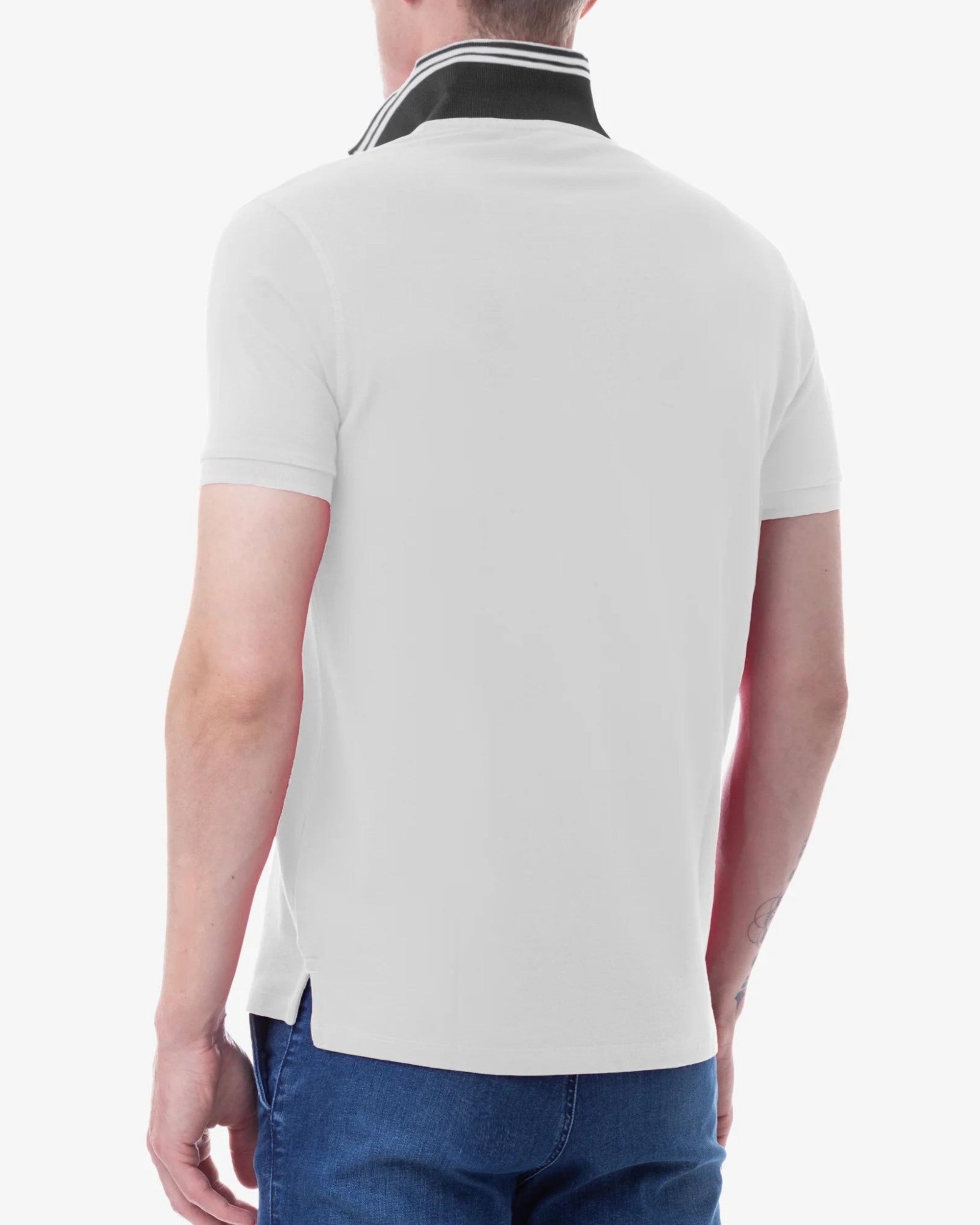 U.S. Polo Assn. T-Shirt Numero Bianco in Cotone