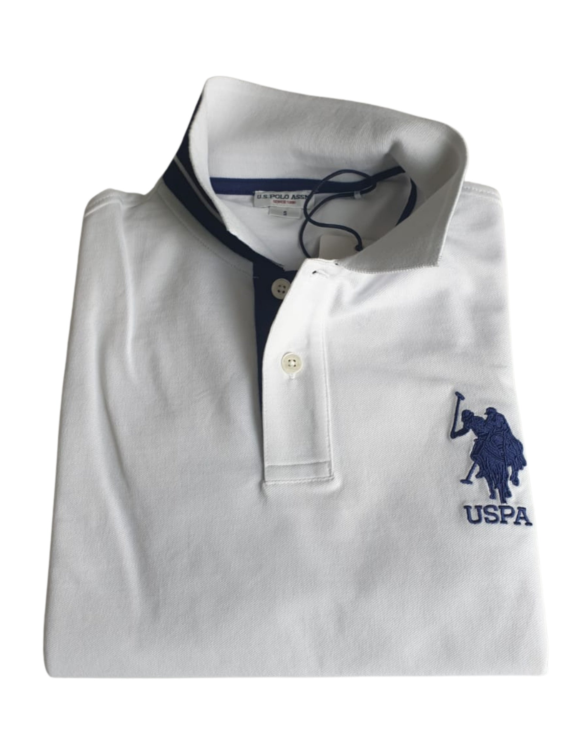 U.S. Polo Assn. T-Shirt Numero Bianco in Cotone