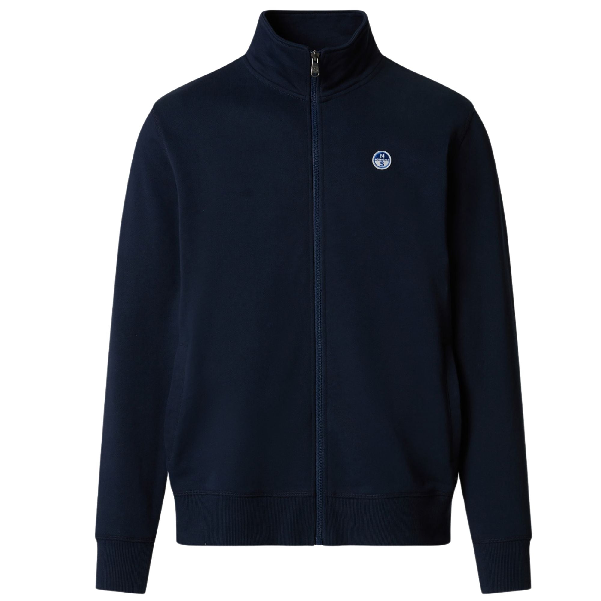 North Sails Felpa manica lunga BASIC FULL ZIP SWEATSHIRT navy blu 691232-0802