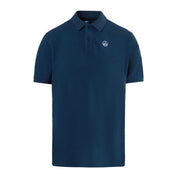 North Sails Polo maglia maglietta con logo 692463 denim blu 0787