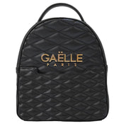 Gaelle Zaino donna zainetto REGULAR BACK PACK METAL LOGO nero