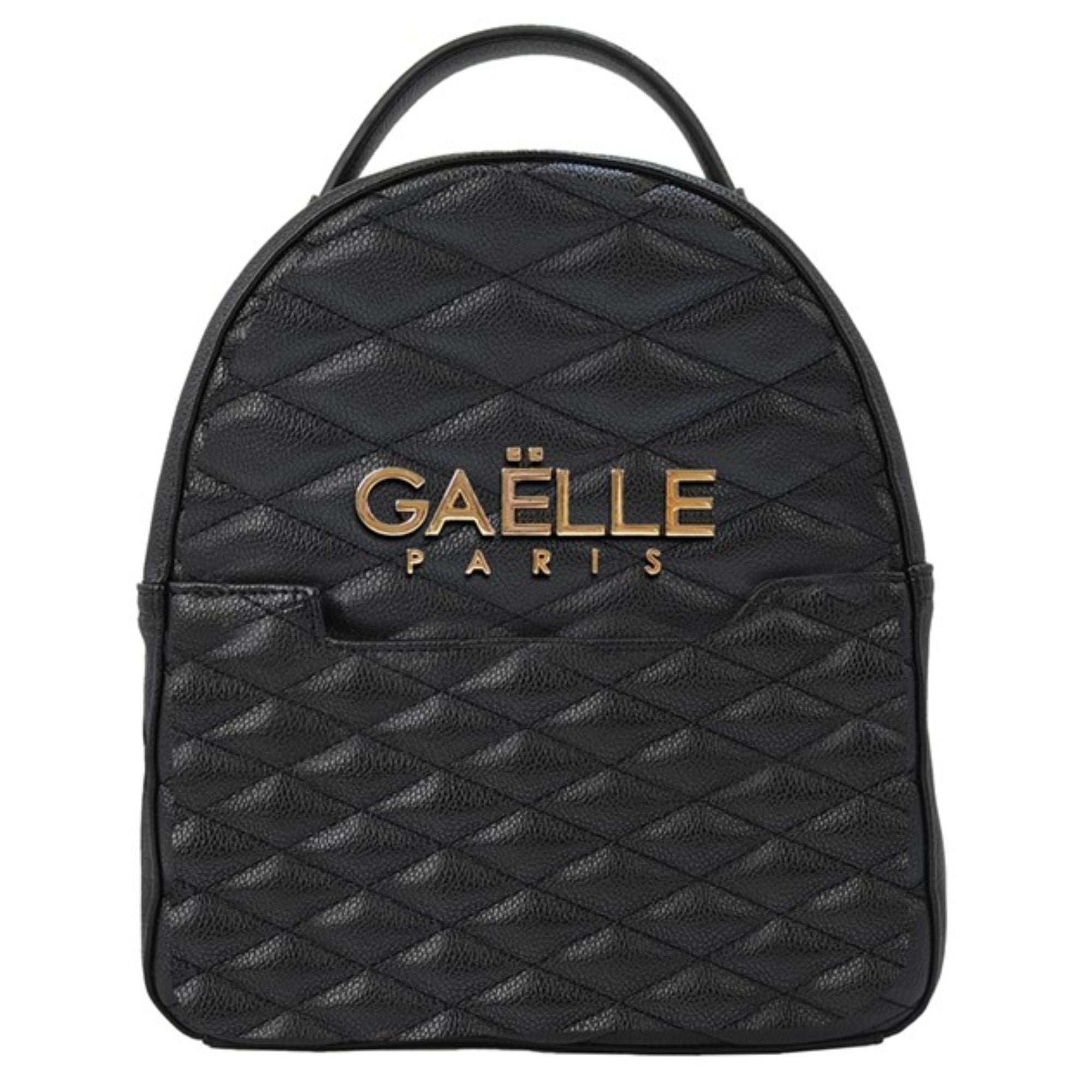 Gaelle Zaino donna zainetto REGULAR BACK PACK METAL LOGO nero
