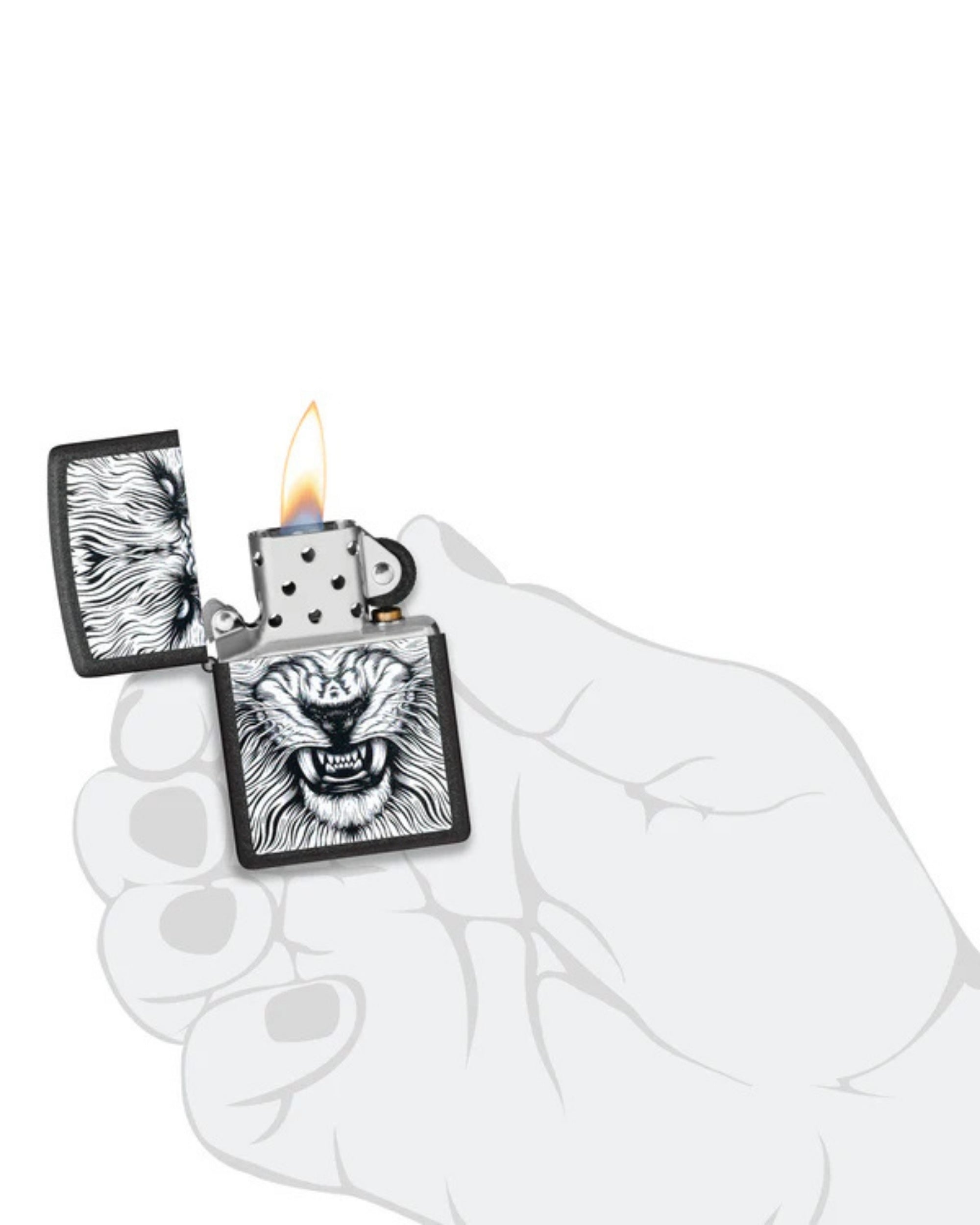 Zippo accendino Limited Edition made in USA animale aggressivo