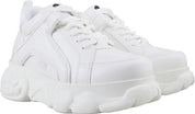 Buffalo Scarpe sneaker alte con zeppa vegan nubuk CLD Corin chunky street donna Bianco