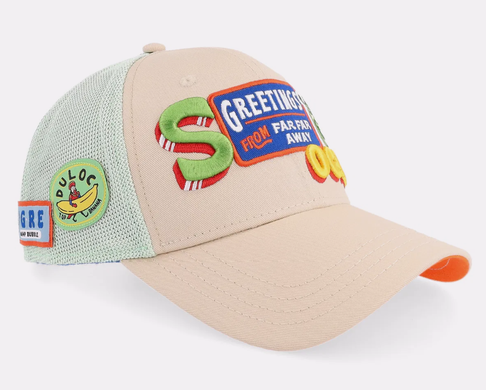 Cappellino Capslab x Shrek, Patches, con finiture premium, Trucker Cap
