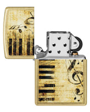 Zippo accendino Limited Edition made in USA Musica Piano