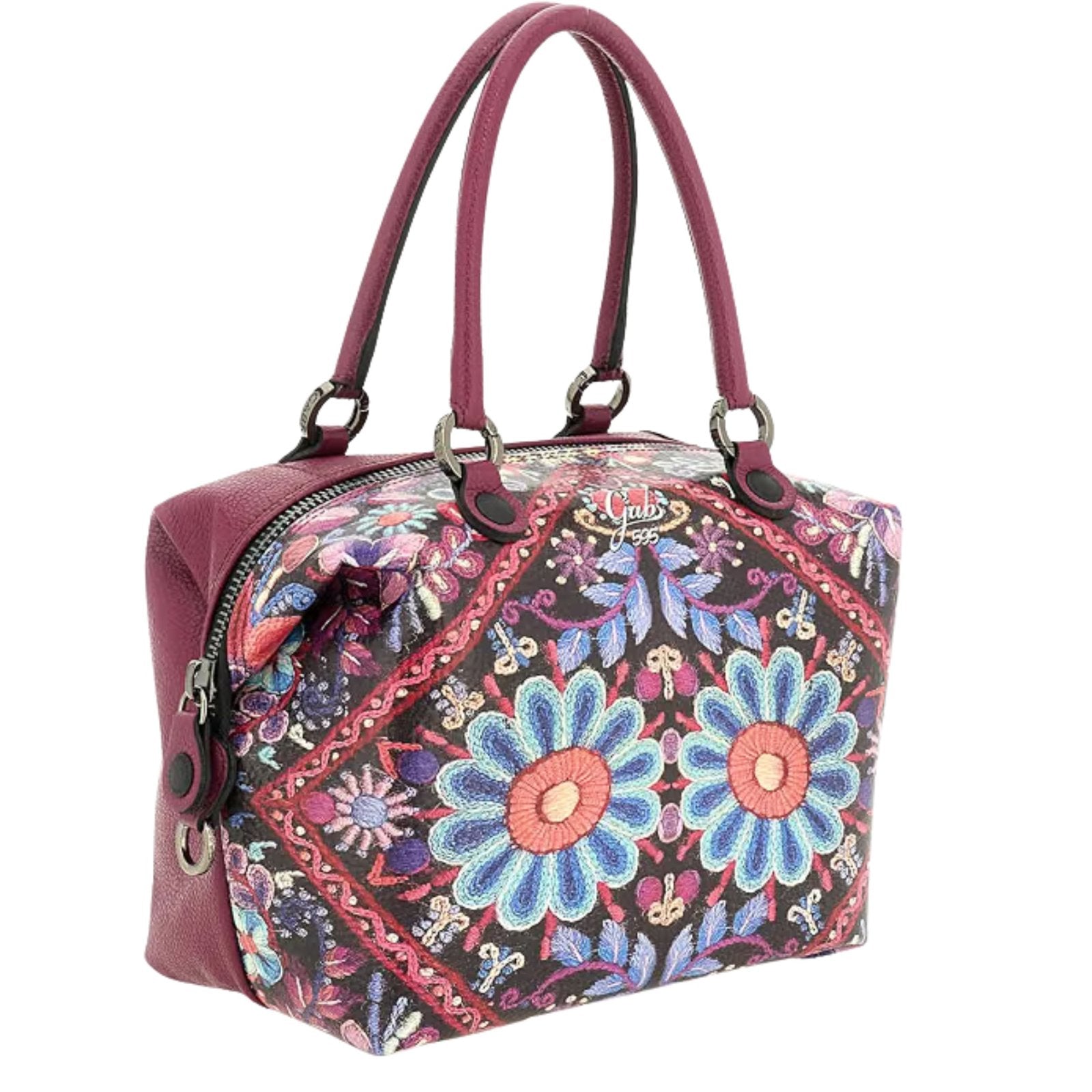 Gabs G3 Plus M Basic Borsa Zaino Trasformabile Hobo Shopper Tote Bauletto Pelle 595 Fiore Fucsia