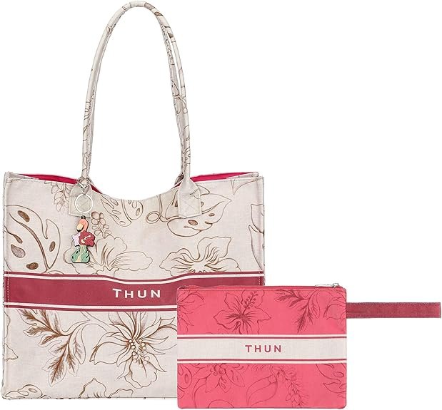 THUN Set Borsa Mare e Pochette 42x35x14 cm Eleganza esotica