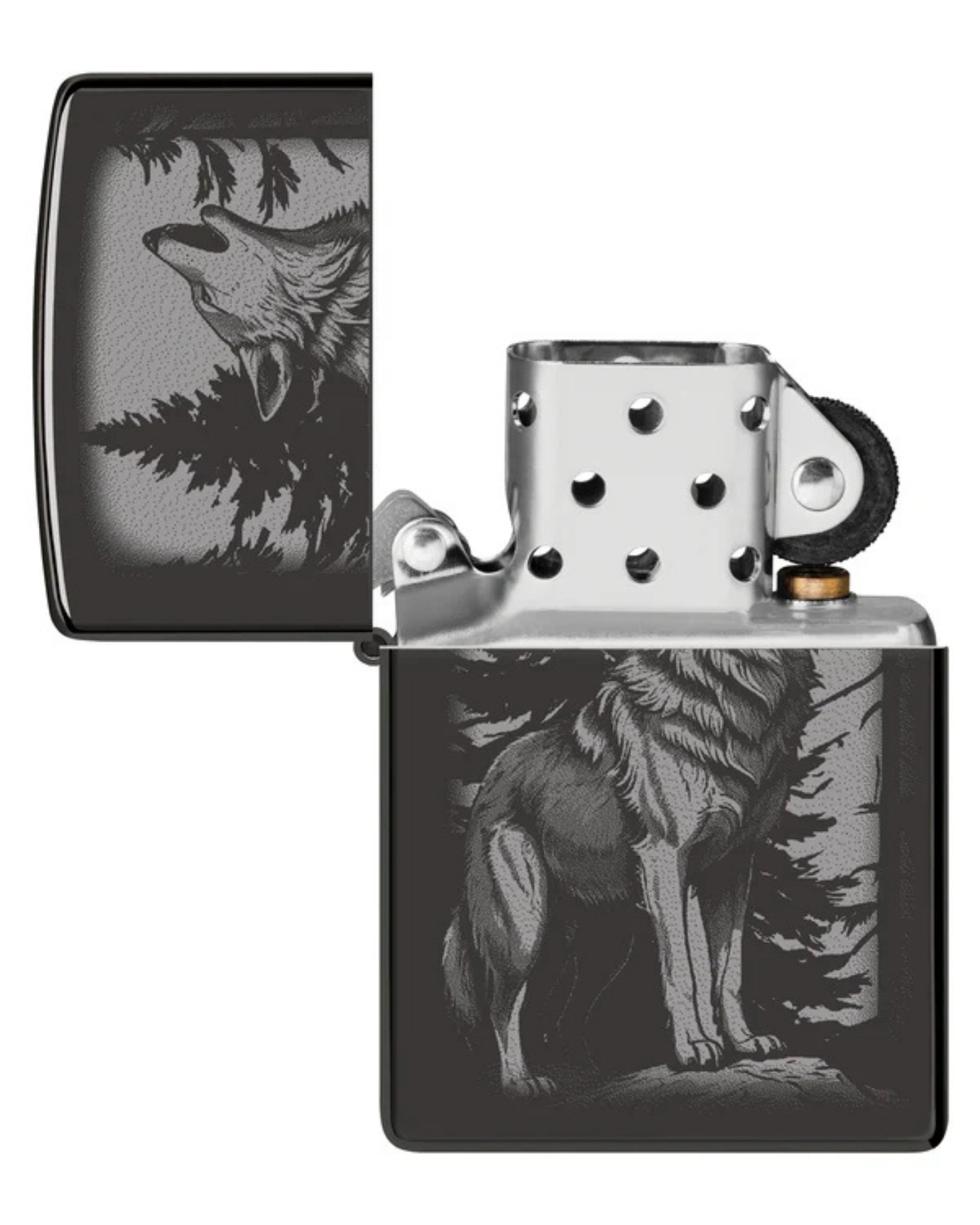 Zippo accendino Limited Edition made in USA lupo nero