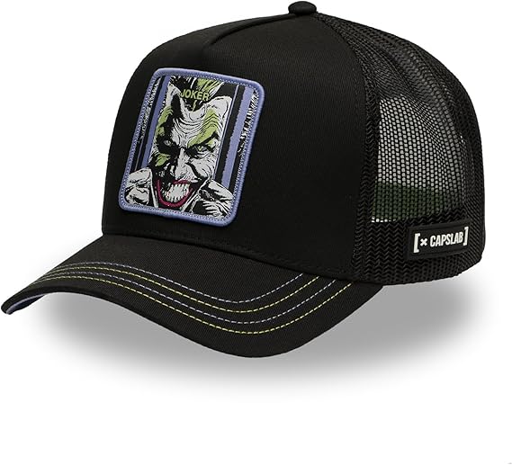 Cappellino Capslab x DC Comics, Joker, in twill di cotone, Trucker Cap