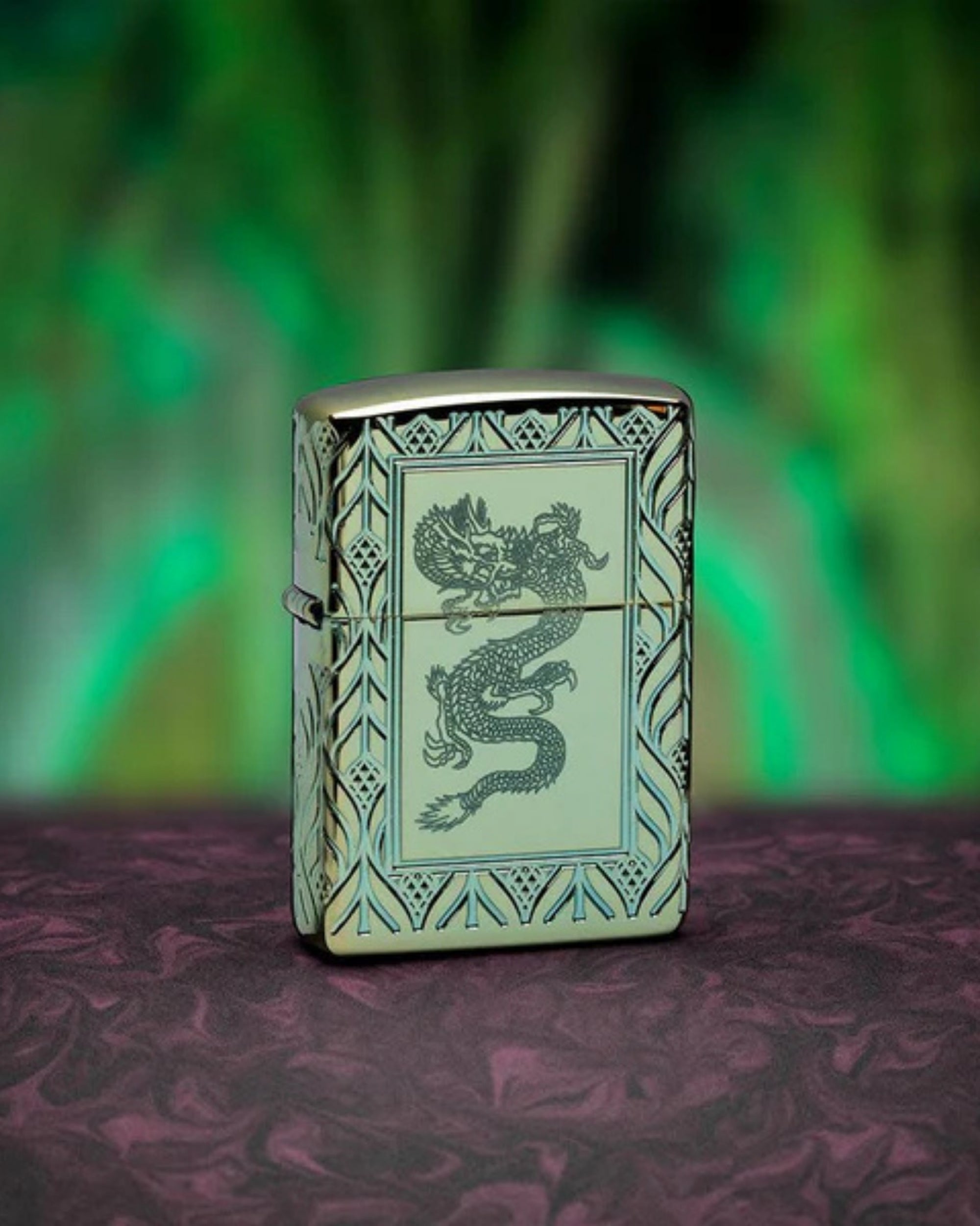 Zippo accendino Limited Edition made in USA armor drago verde