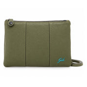 Gabs Borsa tracolla Pochette Beyonce M Basic Made in Italy pelle Forest Green