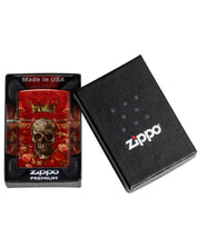 Zippo accendino Limited Edition made in USA teschio rosso