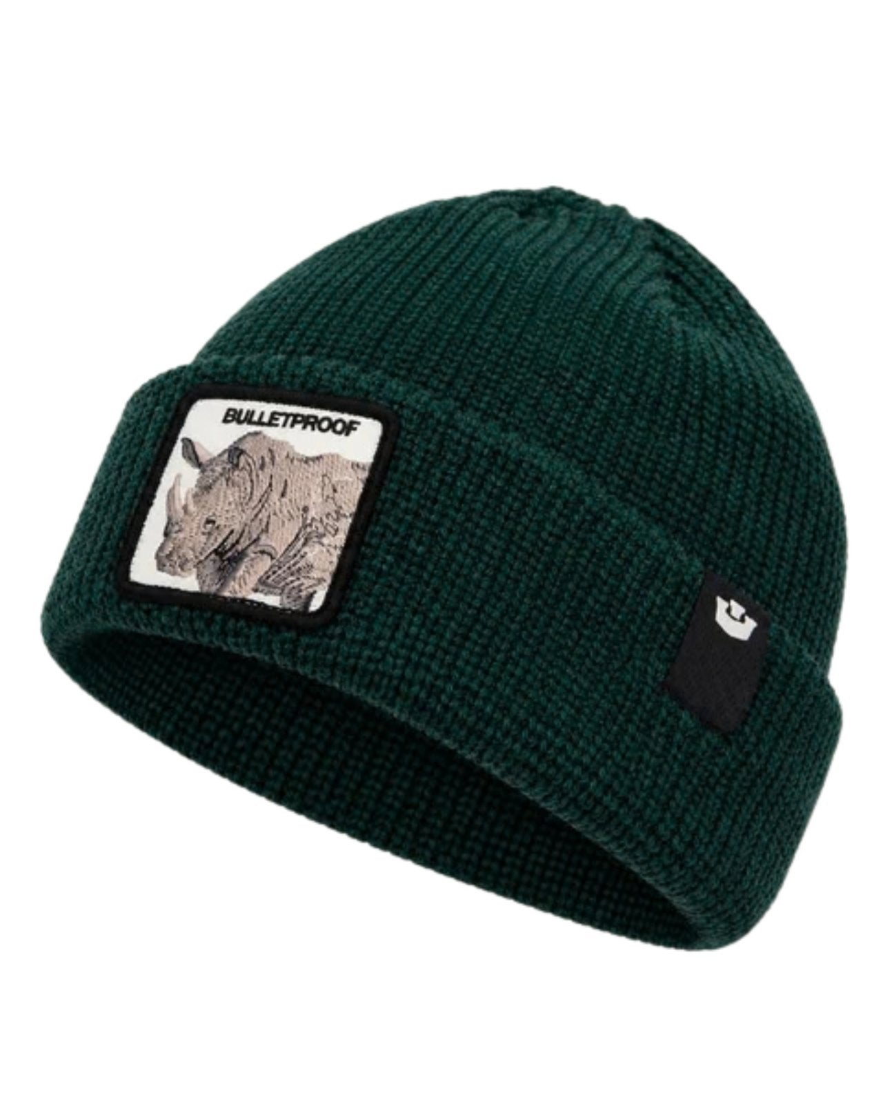 Goorin Bros. Berretto Bulletproof Rhino Tall Beanie Guard Green Unisex
