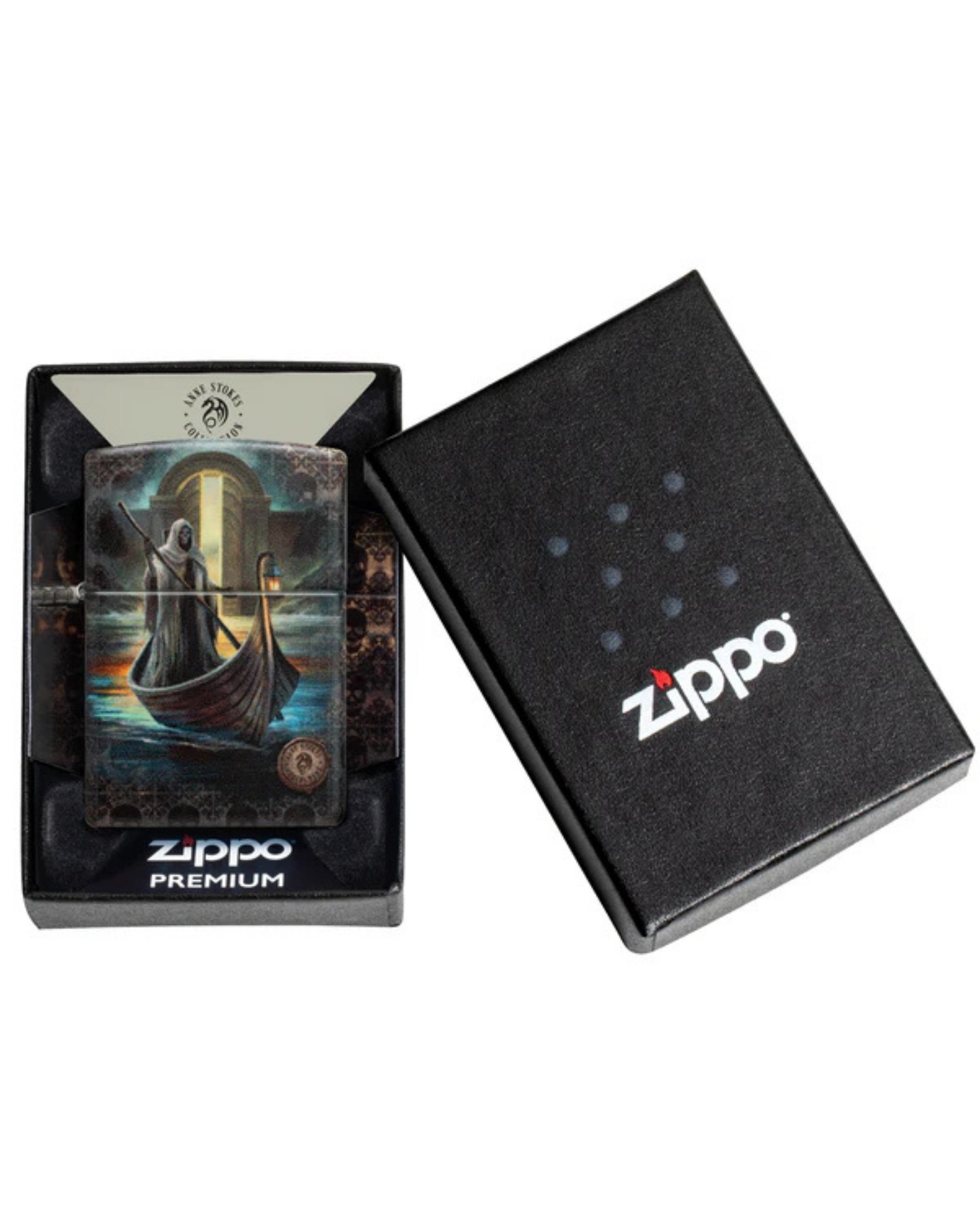 Zippo accendino Limited Edition made in USA Anne Stokes traghettatore