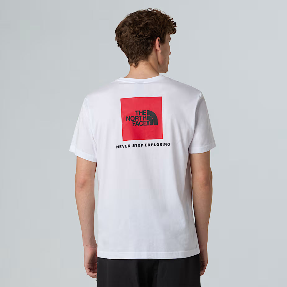 The North Face T-Shirt NSE Graphic Tee Regular Fit Misto Cotone Bianco Uomo