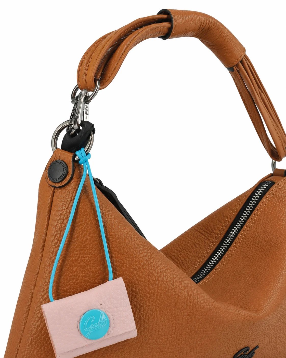Gabs Borsa Pochette Spalla Tracolla Beyonce EW Pelle Black Made in ITALY - Cuoio