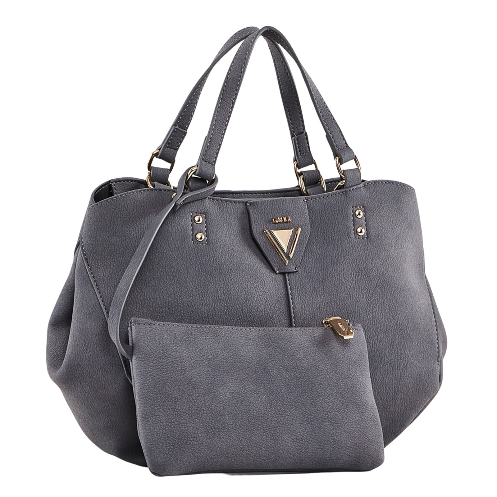 Gaudi Borsa a mano tracolla shopper donna  SHOULDER BAG - linea GOLENE - cm 26x32x11 DENIM