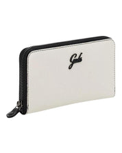 Gabs Portafoglio con portamonete e slot card con zip in Pelle Gmoney17 Bull Black - PANNA