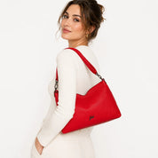 Gabs Borsa Pochette Spalla Tracolla Beyonce EW Pelle Black Made in ITALY - Rosso Fuoco
