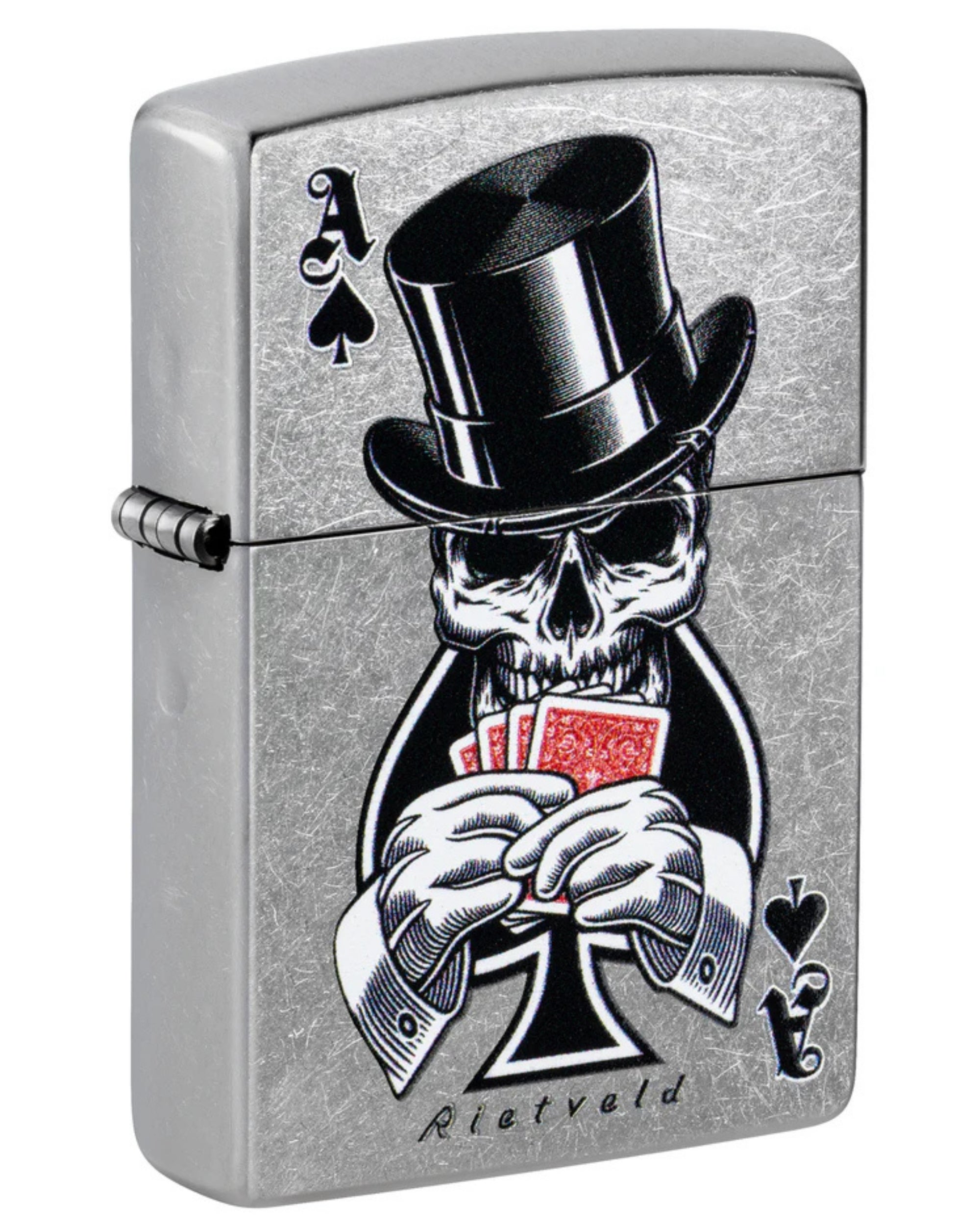 Zippo accendino Limited Edition made in USA Rietveld asso spade
