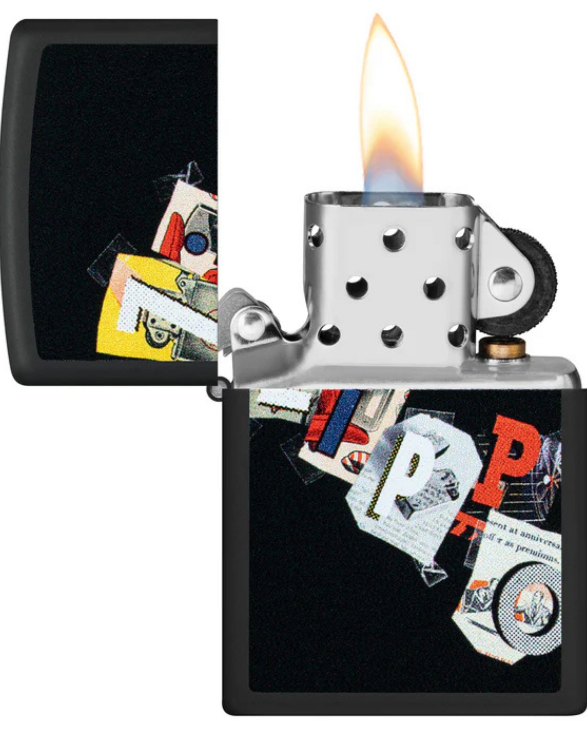 Zippo accendino Limited Edition Letters nero made in USA