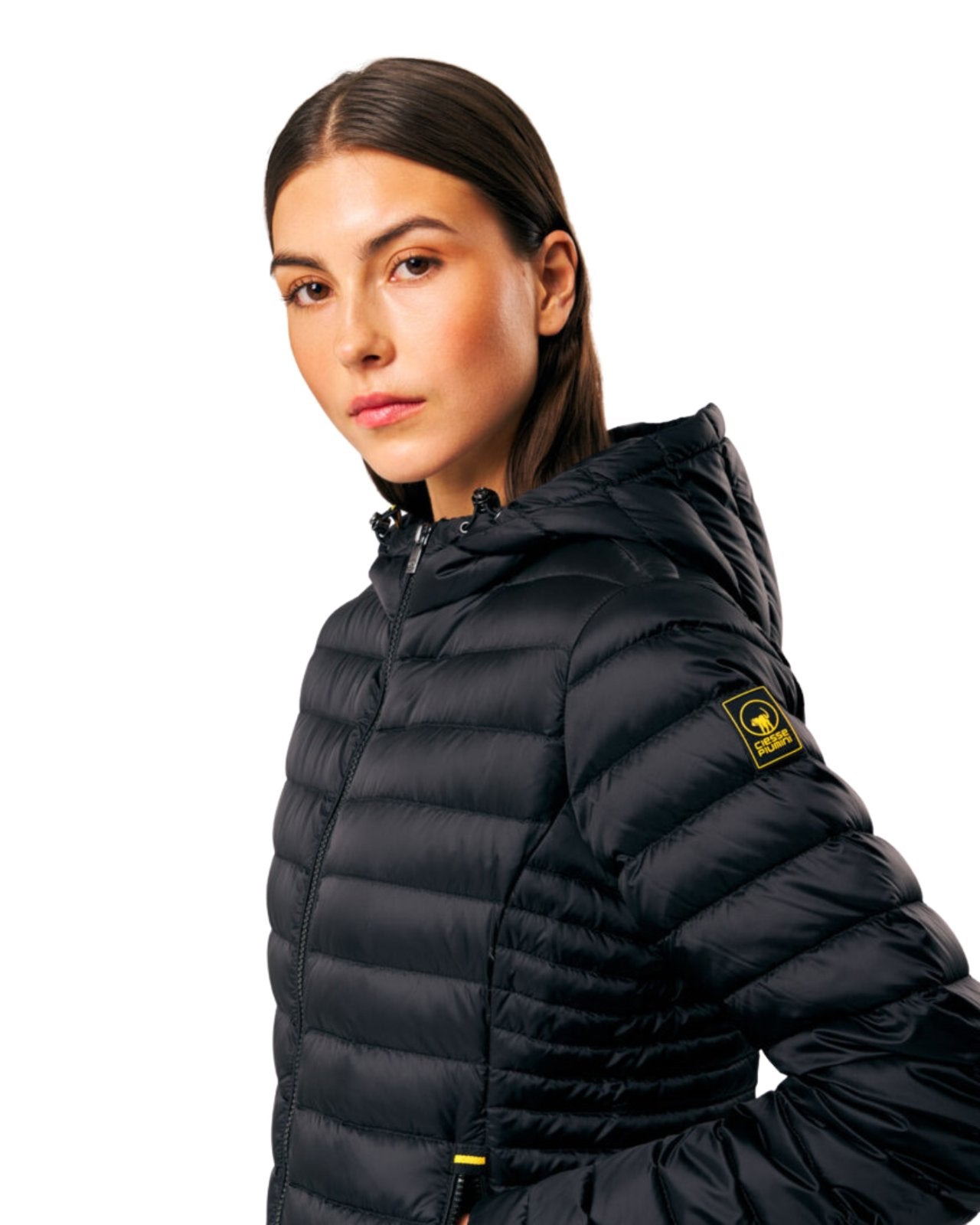 Ciesse Piumini giacca giubbotto Donna AGHATA 2.0 - 800FP LIGHT DOWN HOODY JACKET Nero