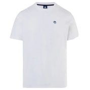 North Sails T-shirt maglia maglietta logo bollo bianco 692990-0101
