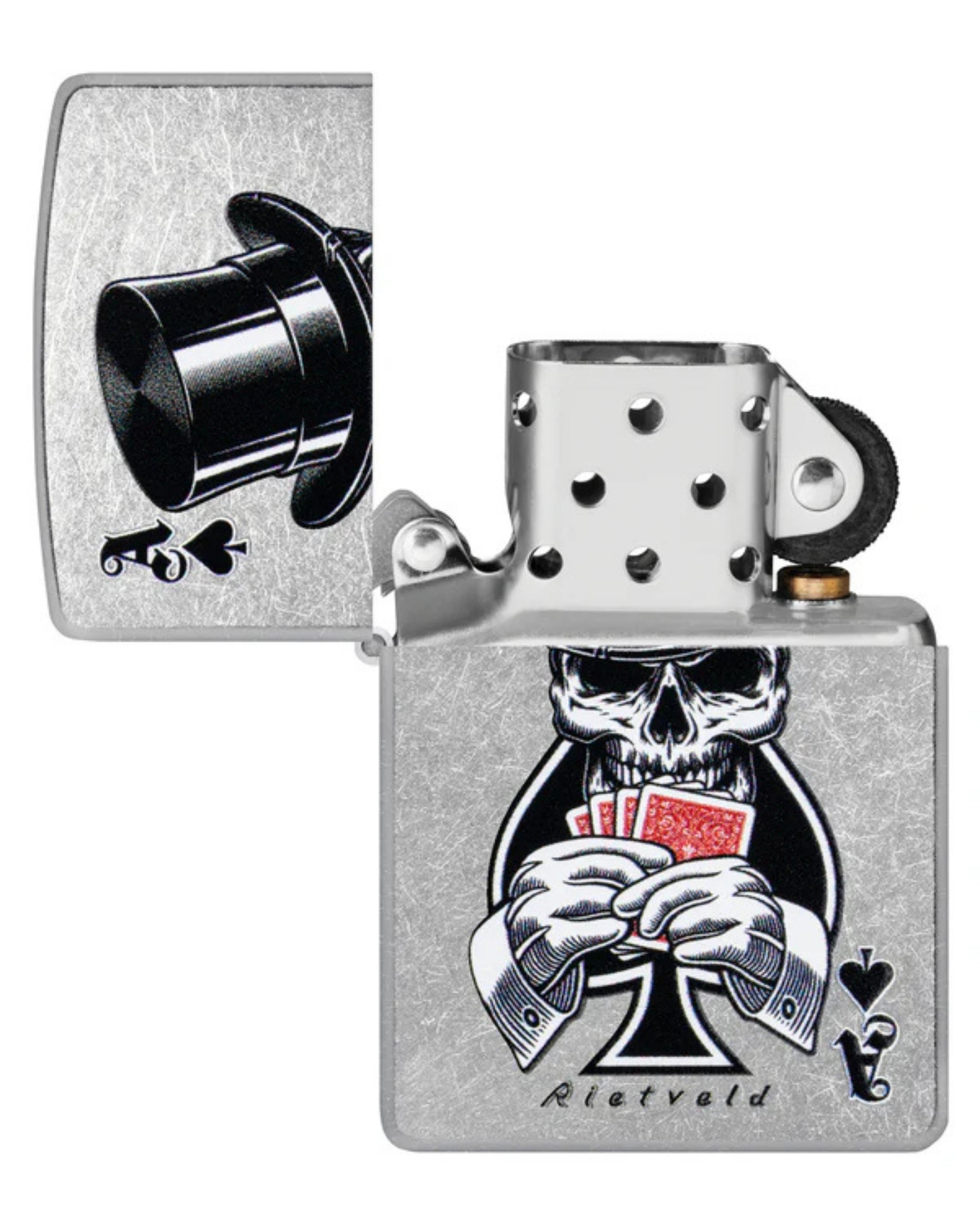Zippo accendino Limited Edition made in USA Rietveld asso spade