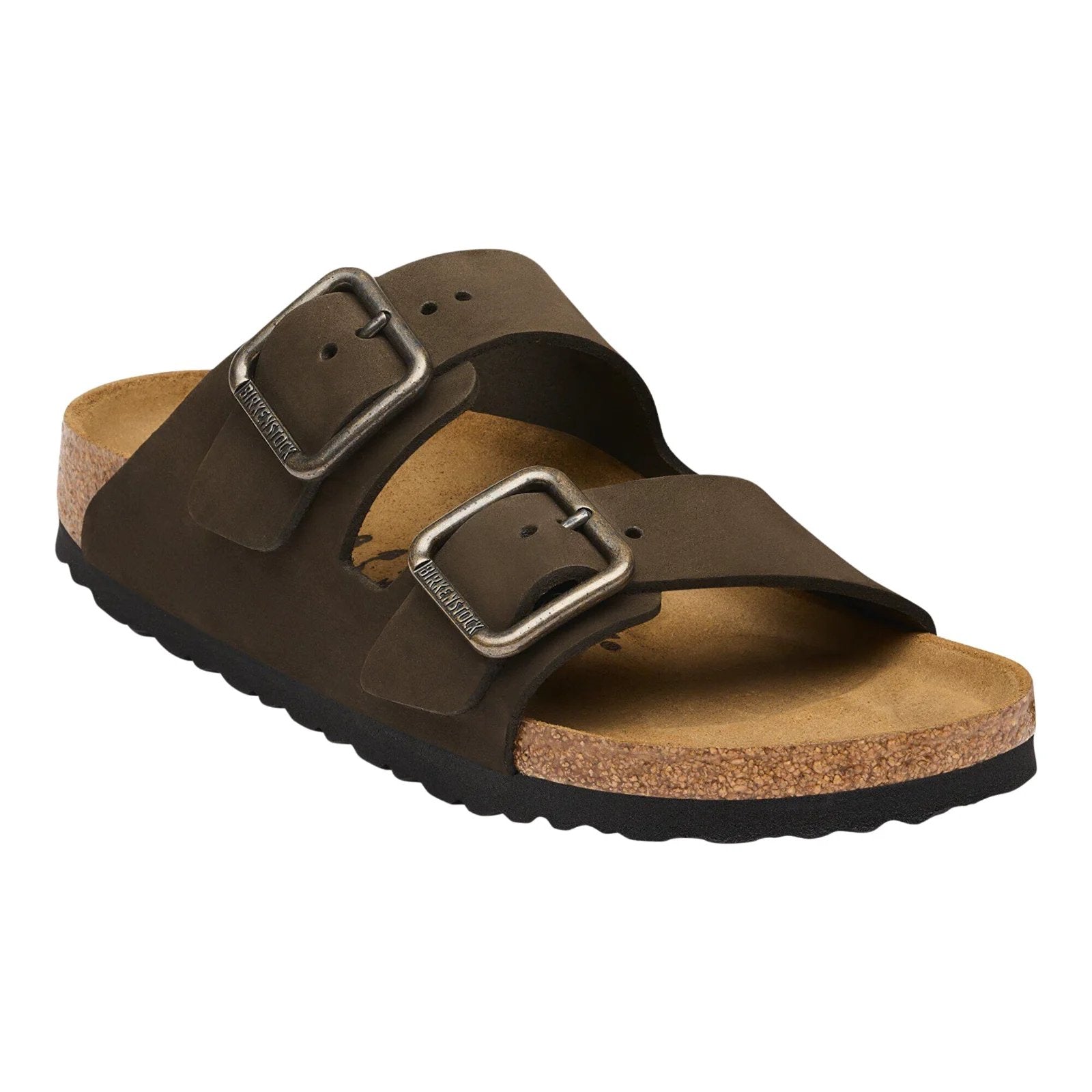 Birkenstock Clog Arizona pelle nabuk Leather sandalo donna sughero calz stretta - Made in Germany