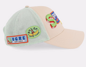 Cappellino Capslab x Shrek, Patches, con finiture premium, Trucker Cap