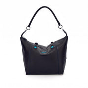 Gabs G3 Plus M Basic Borsa Zaino Trasformabile Hobo Shopper Tote Bauletto in Pelle Viola Dark Purple