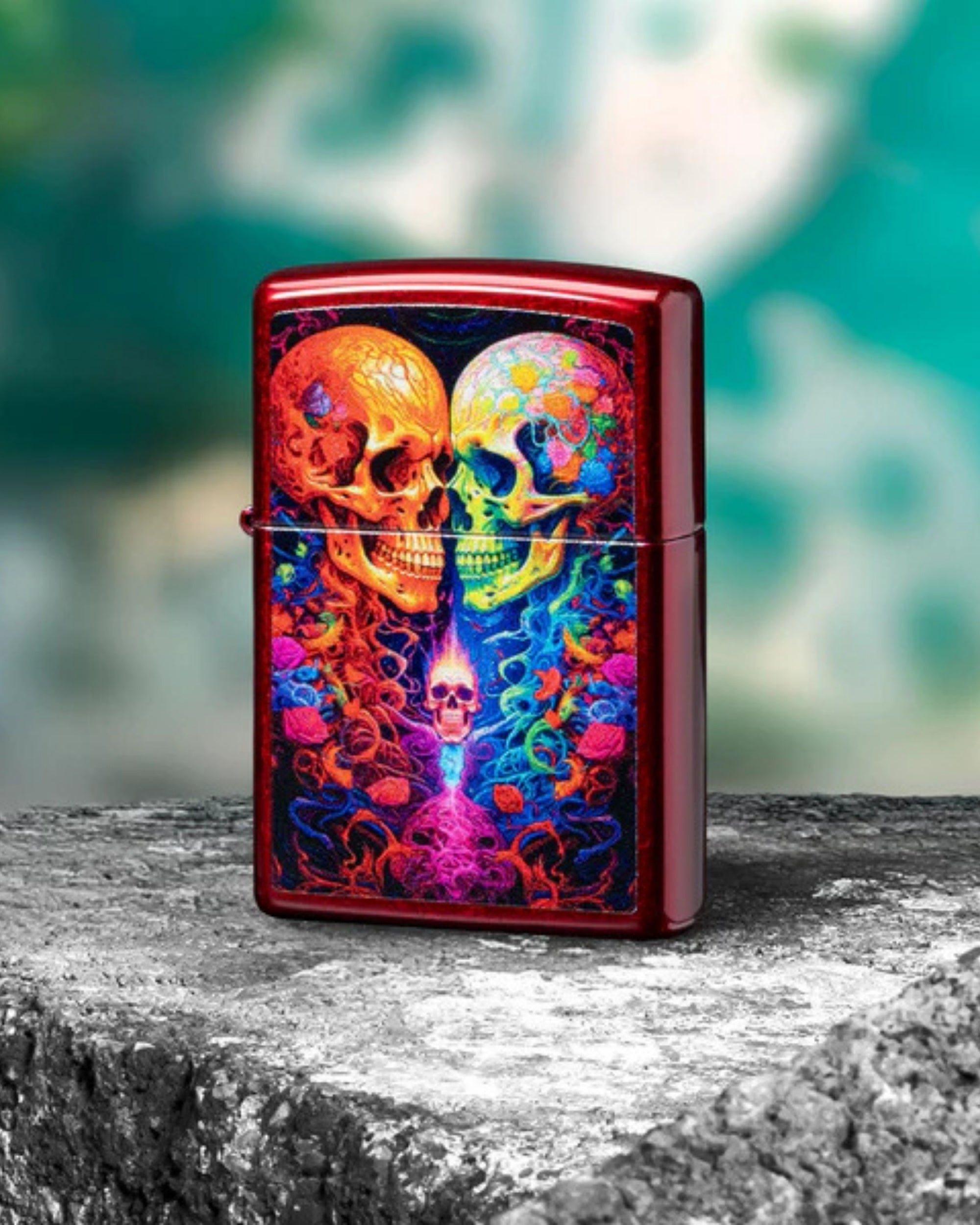 Zippo accendino Limited Edition made in USA candy skulls