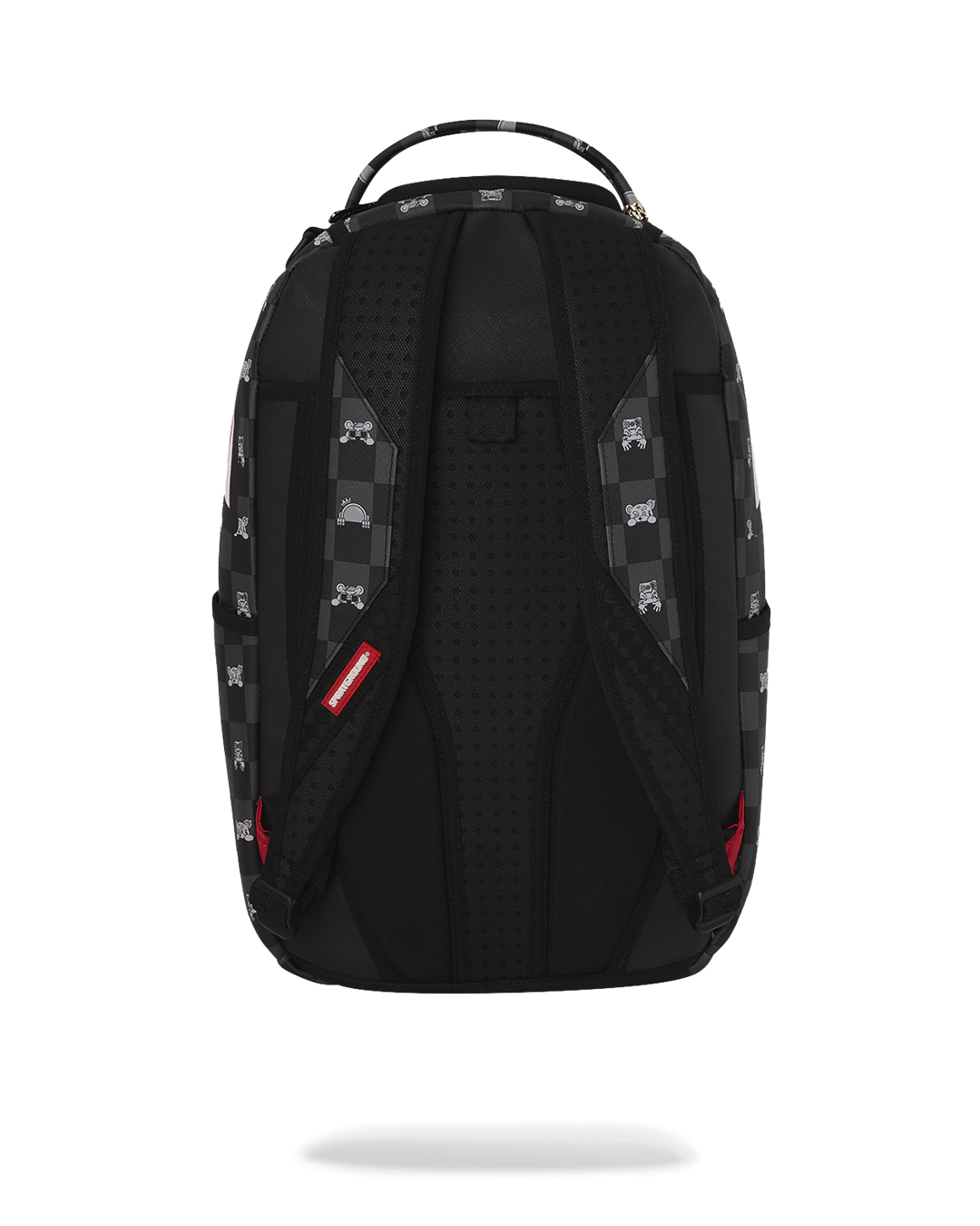Sprayground Zaino Big Backpack Scuola City Viaggio GRAY PEEKING CHARACTER CHECK DLXSV BACKPACK