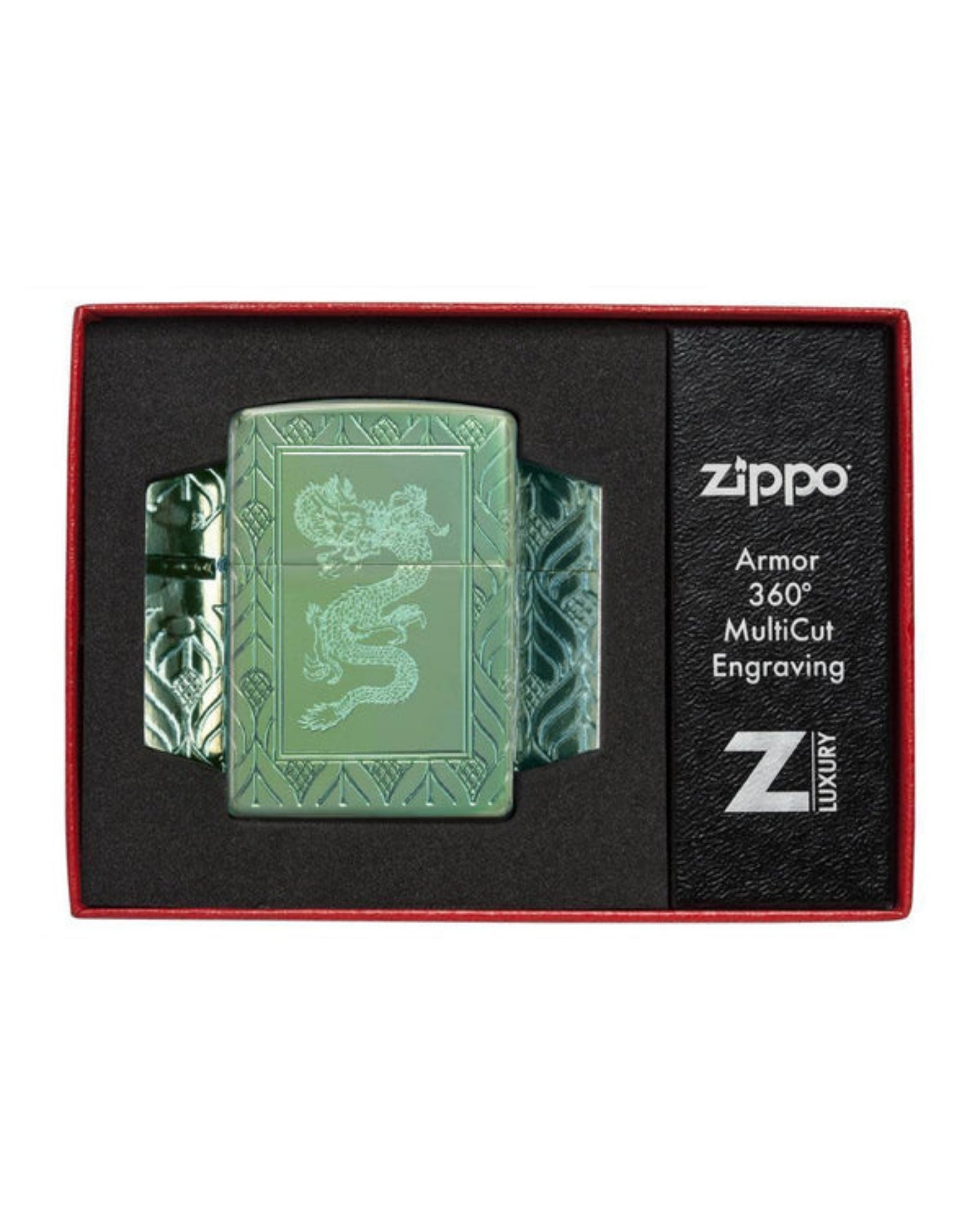 Zippo accendino Limited Edition made in USA armor drago verde