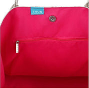 THUN Set Borsa Mare e Pochette 42x35x14 cm Eleganza esotica