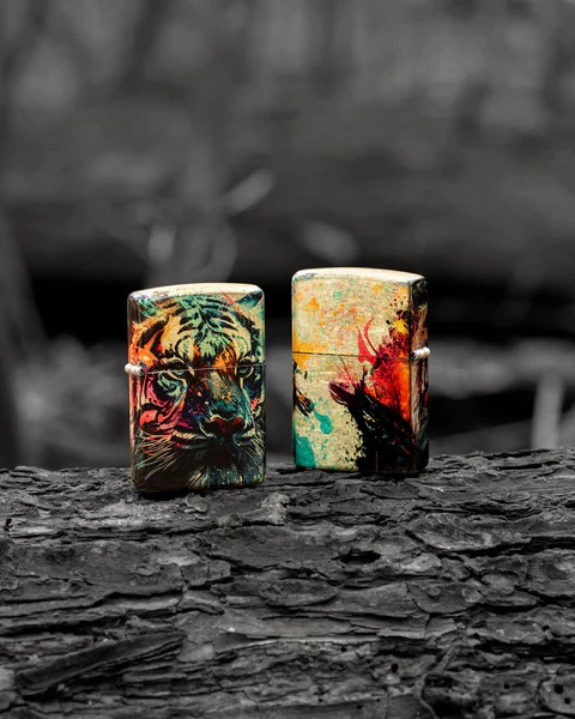 Zippo accendino Limited Edition made in USA pittura tigre