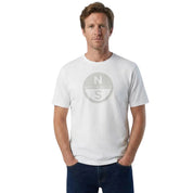 North Sails T-shirt maglia maglietta BIG LOGO cotone BIO 693146-C001