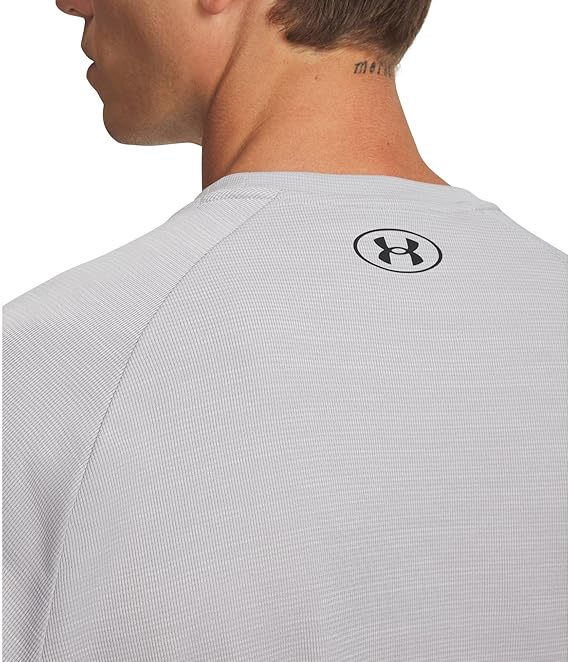 Under Armour Maglietta Allenamento Uomo UA Tech Textured T-shirt Poliestere Bianco