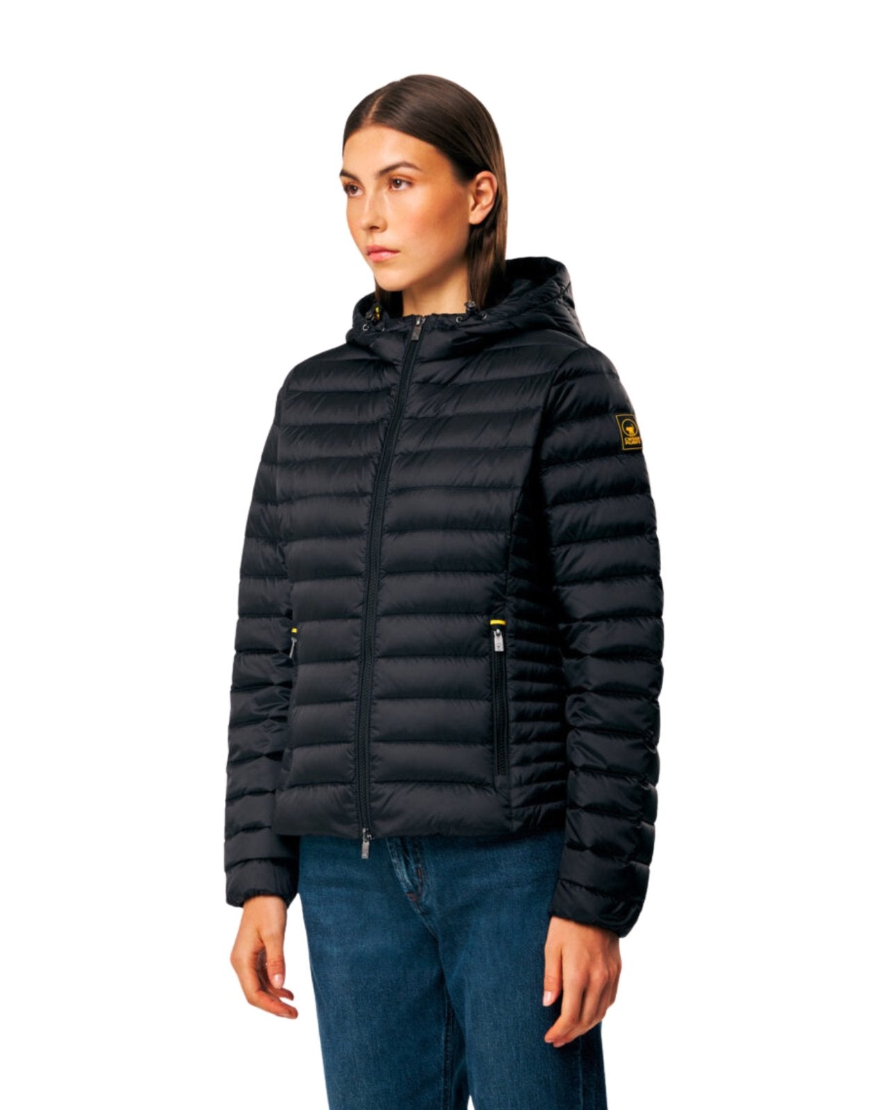 Ciesse Piumini giacca giubbotto Donna AGHATA 2.0 - 800FP LIGHT DOWN HOODY JACKET Nero