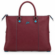Gabs G3 Plus M Basic Borsa Zaino Trasformabile Hobo Shopper Tote Bauletto in Pelle Magenta