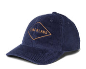 Timberland Cappello da Baseball Unisex in velluto a coste Blu