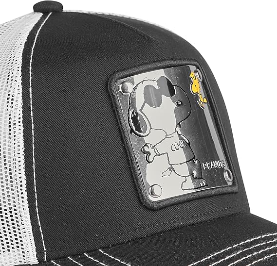 Cappellino Capslab x Peanuts, Snoopy con placca metallica