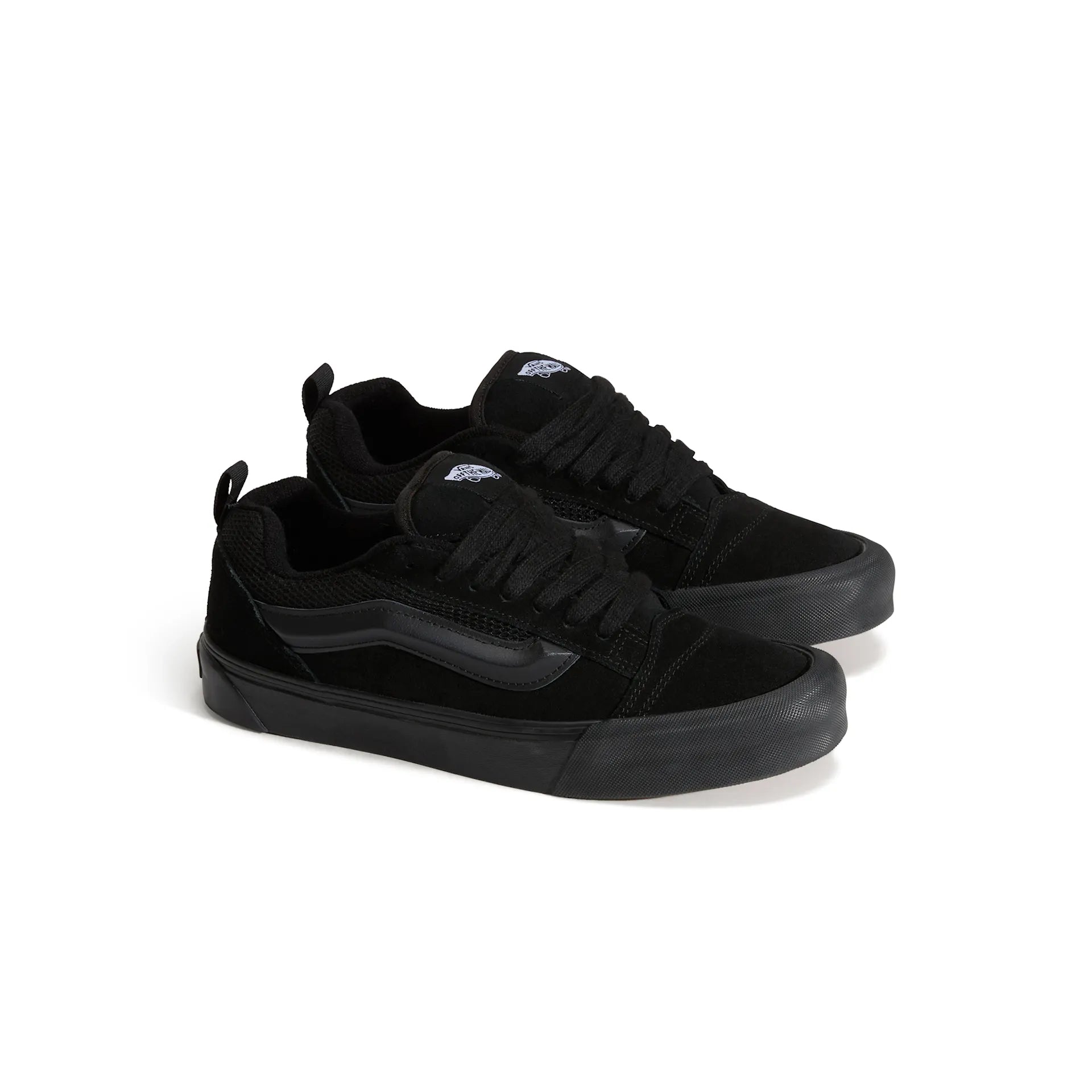 Vans Scarpe Basse Sneakers Knu Skool Donna Tomaia in Pelle Scamosciata Nero