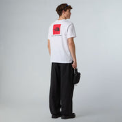 The North Face T-Shirt NSE Graphic Tee Regular Fit Misto Cotone Bianco Uomo
