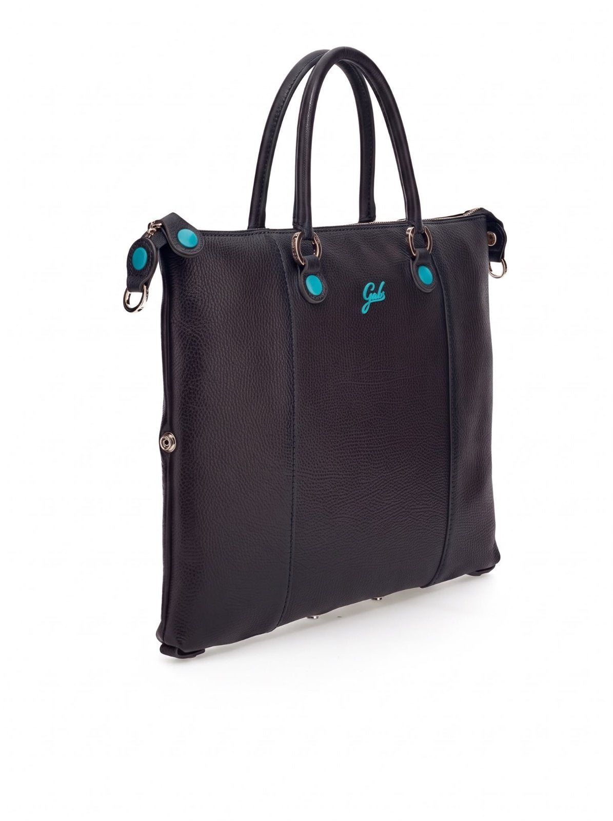 Gabs G3 Plus M Basic Borsa Zaino Trasformabile Hobo Shopper Tote Bauletto in Pelle Viola Dark Purple