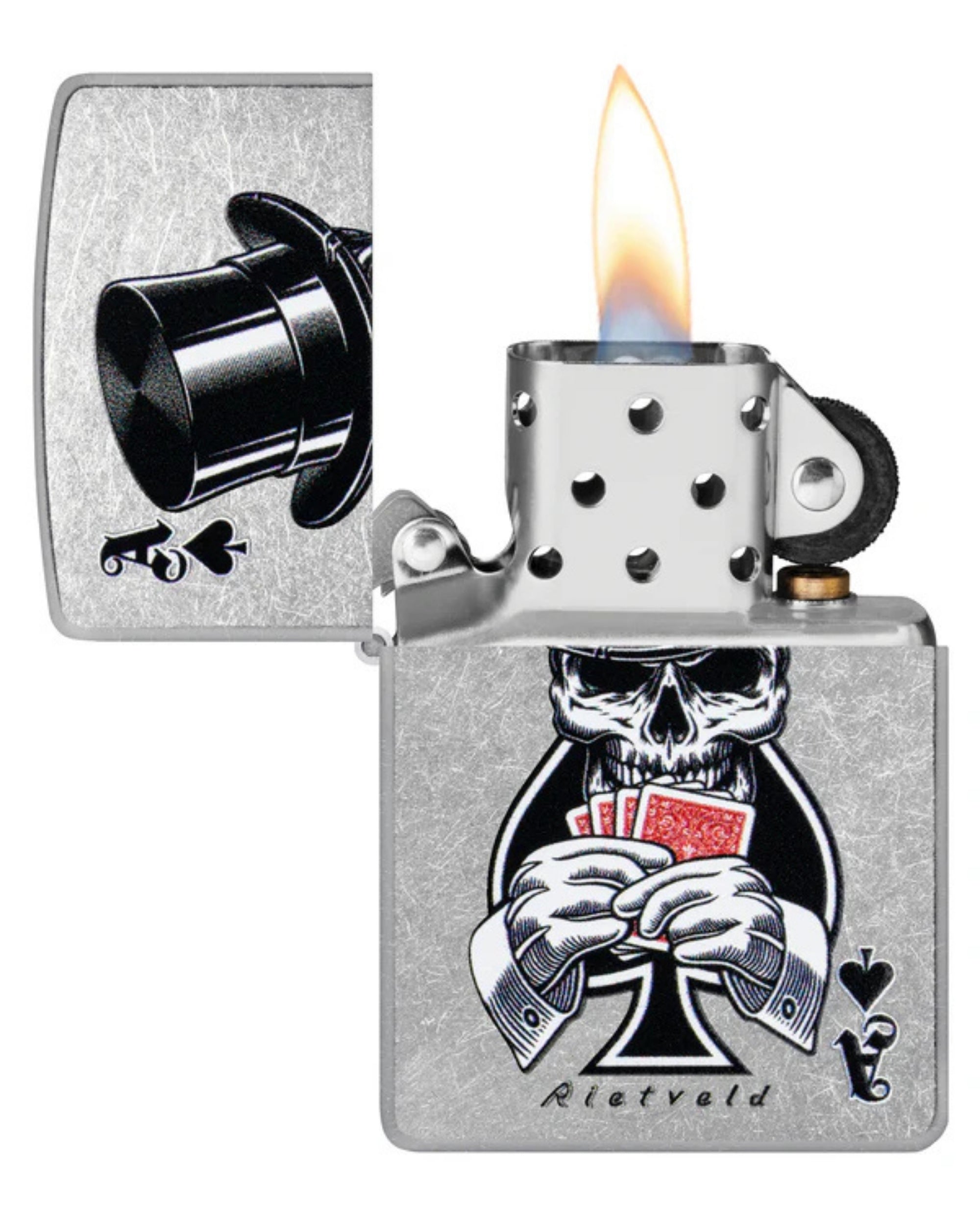 Zippo accendino Limited Edition made in USA Rietveld asso spade