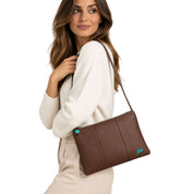 Gabs Borsa Pochette Tracolla Beyonce S Pelle Bull Basic Marrone Moka